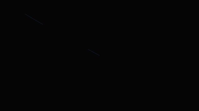 Minimalist clock face with glowing blue dots arranged in a dark circle