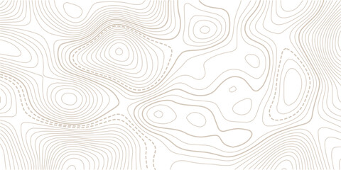Vector contour topographic map background. Topography and geography map grid. Abstract outline grid, vector illustration. © NAZMA