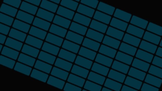 A repeating dark blue grid pattern with rounded rectangular cell shapes