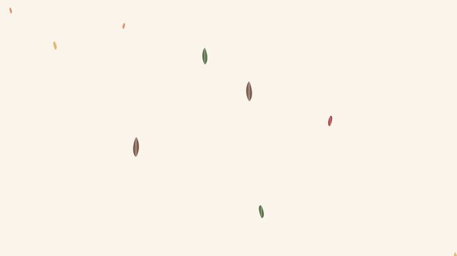 Minimalist digital pattern featuring small scattered colorful confetti shapes