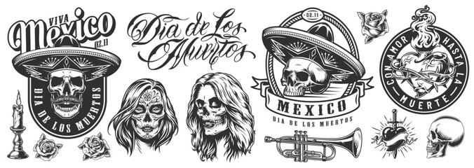Fototapeta premium Dia de los Muertos Fest