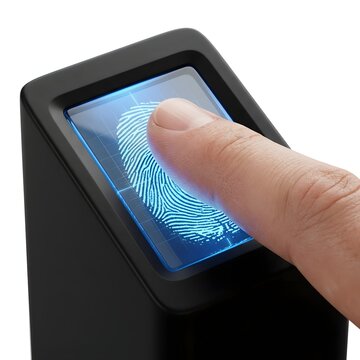 Hand holding smartphone with glowing blue network icon.
