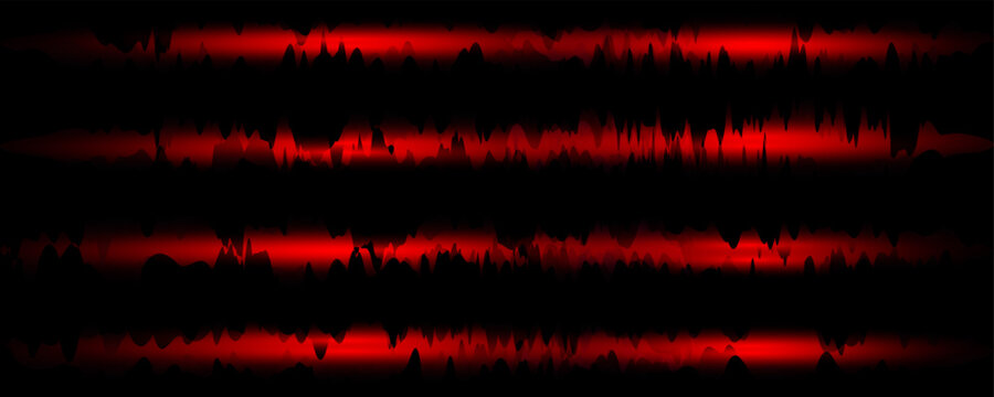 Dark Red Glowing Horizontal Lines Vector Background