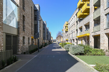 Fototapeta premium Albion way, London, United Kingdom, 18 March 2025