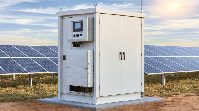 Solar Inverter Cabinet in Solar Farm