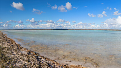 Shore of Lake Tsimanampetsotsa in the Dry Season, Tsimanampetsotsa National Park, Madagascar  © Guy Bryant