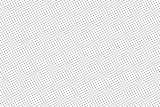Abstract black halftone dot pattern texture on a white background. Retro pop art polka dot pattern texture for comic book design background