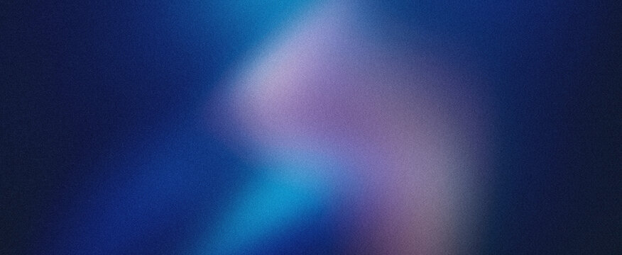 Retro gradient background with noise texture and vibrant ambient light.Modern blue purple gradient background for ai presentations and tech advertising.