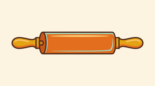Wooden kitchen rolling pin tool 1.