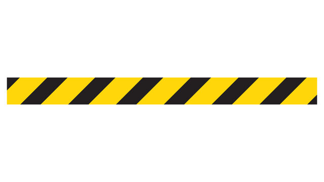 Yellow and black hazard warning stripe tape pattern with industrial construction diagonal restricted boundary worksite engineering security protection background attention cautionary
