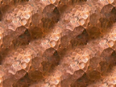Rustic copper metal background texture hammered sheet for industrial and vintage designs