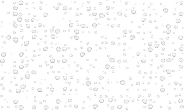 Realistic water drops. PNG drops, condensation on the window, transparent water drop. Abstract water drops, bubbles on transparent background, digital liquid design, Stock royalty free	