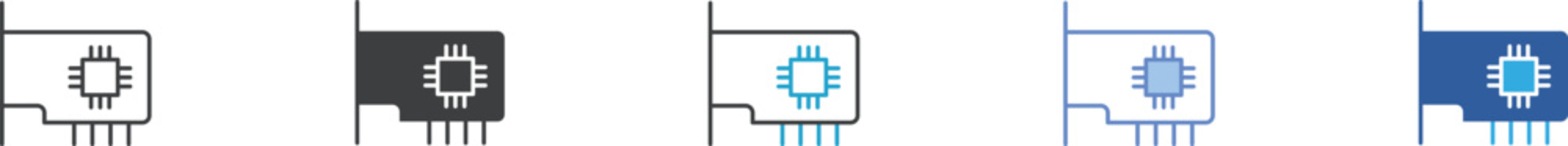 Interfaces Icon - Networking, Router Configuration and IT Support System Vector Symbol