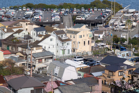 海辺の住宅地域