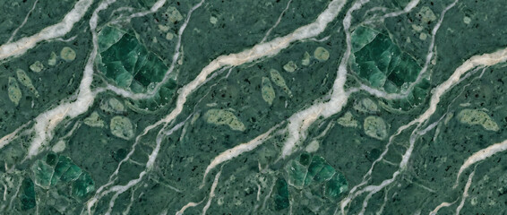 Marble texture background featuring rich green natural stone surface with striking white veins ideal for luxury design projects © UmmeFarhatunnesa