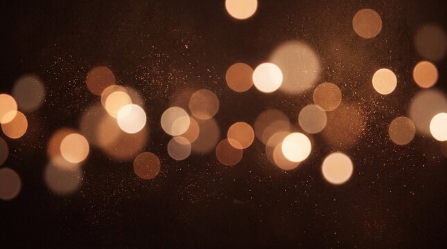 Happy Christmas Day 2026 abstract background design Close-up of glowing bokeh lights in dark background