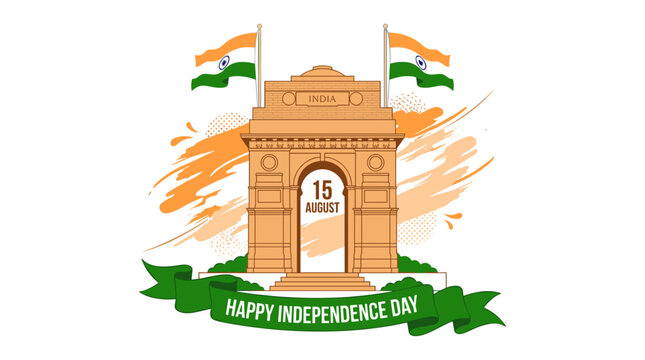 India Gate Independence Day Celebration.