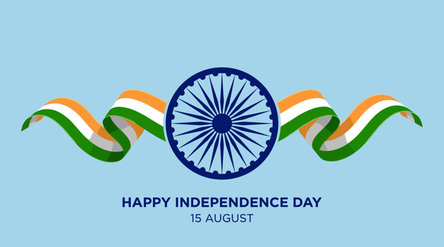 Indian Independence Day Celebration Symbol.