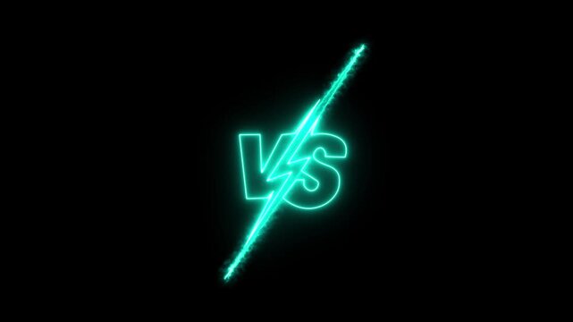Intermission Stream Overlay Animated, Neon Sign looping facecam and chat for live streaming ,Frame neon line animation.4k video.