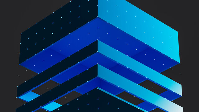 Layered data architecture technology in structured design