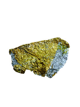 Rough golden nugget stone with sparkling texture