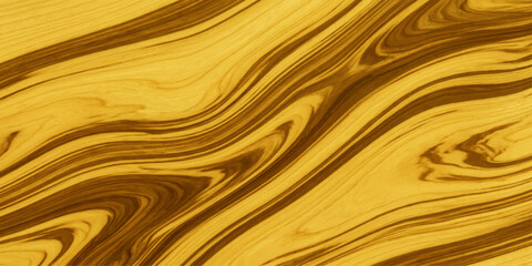 An abstract background with swirling patterns of golden yellow and deep brown, resembling polished wood grain, creates a rich and visually striking texture. © RD Visuals