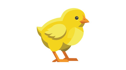 Cute yellow chick standin © Micro Design-id