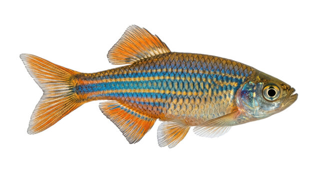 Devario Fish Swimming Upward Pose