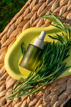 Rosemary serum for hair care and cosmetics