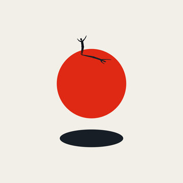 Business-Man-Winner-Success-Leadership-Minimalist-IllustrationBusiness winner vector concept. Symbol of leadership success, professional celebration, commercial ambition, achievement. Minimal design e