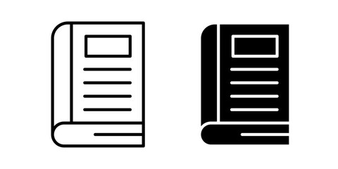 Dictionaries Icon represents language learning, vocabulary, and educational reference materials with an editable outline vector illustration. © Amtaldesigner