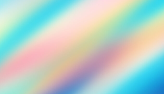 Pastel tone teal pink blue gradient defocused abstract photo smooth lines pantone color overlay background