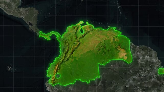 Viceroyalty of New Granada Map Animation