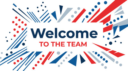 Obraz premium Welcome to the team join our community with exciting opportunities