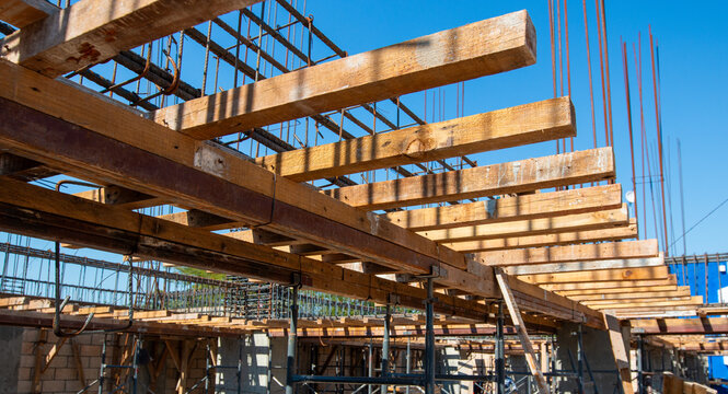 Estructura de madera para cinstrucci&oacute;n