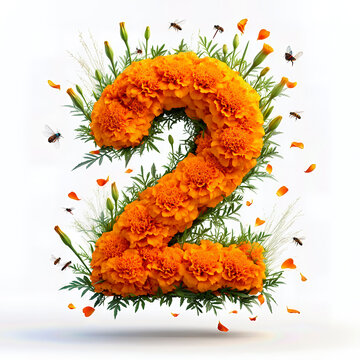 numero 2, cempasuchil, catrinas, sombrero, garbanzera, flor, naranja, petalos, mariposas, corazon, craneo, calavera, catrin, velas, accesorios, ornamentos, elegante, decoraciones, objeto, celebracione