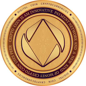 ethereum name service-ens cryptocurrency logos on abstract background. 3d illustrations.