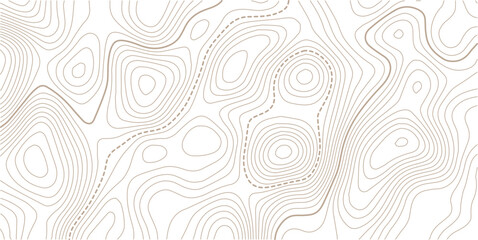Geographic abstract pattern. The topo contour or wallpaper.Topography and geography map grid abstract backdrop.Vector banner. © MITA