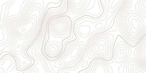 Geographic abstract pattern. The topo contour or wallpaper.Topography and geography map grid abstract backdrop.Vector banner. © MITA