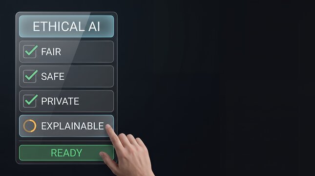Ensuring AI trust and responsible AI implementation through a digital interface for explainable model status