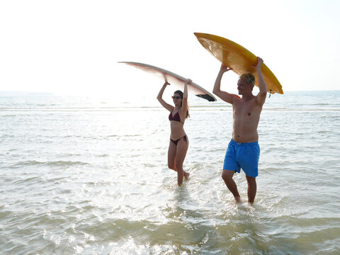 young teen on the beach