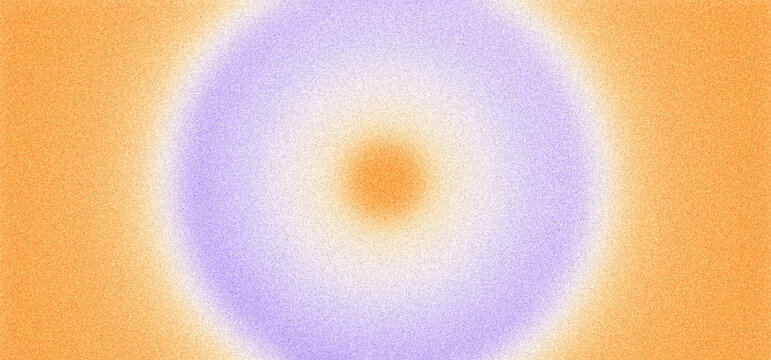 Orange purple background, vibrant grainy gradient circle, retro disco music summer party banner, noise texture event poster, header, cd cover design