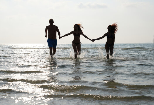 young teen on the beach