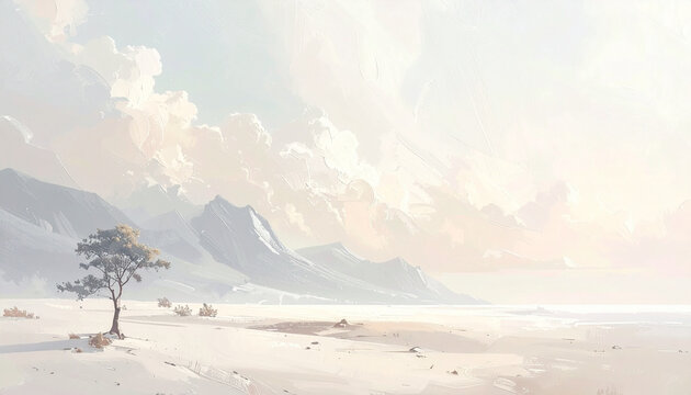 Mountain landscape scene