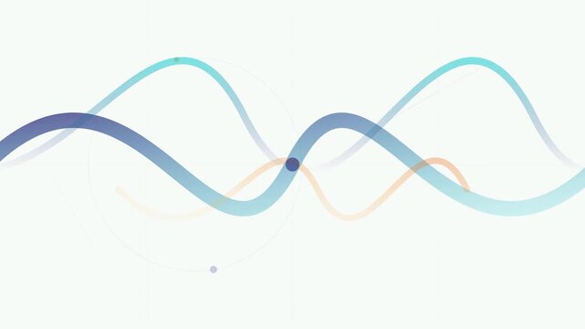 mandela day wave resonance abstract background loop