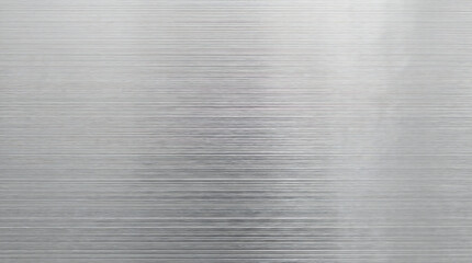 Fototapeta premium Silver Brushed Metal Texture Background for Industrial Modern Design