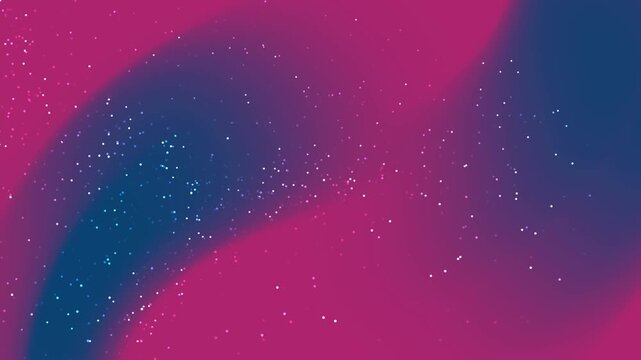 Abstract magenta blue gradient background digital artwork style pattern luminous bright dots.