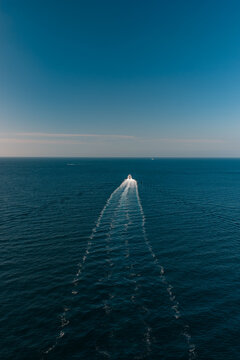 Vertical Ship Returns to Mainland