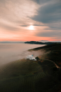 Sirena Resort Rising Above the Spring Fog