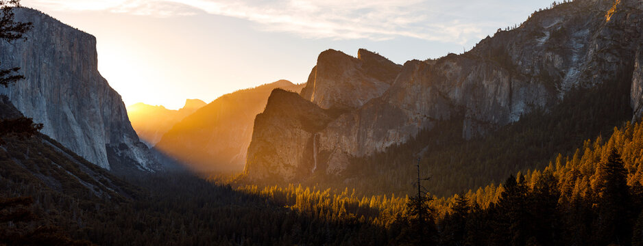 Tunnel View Panorama, Yosemite